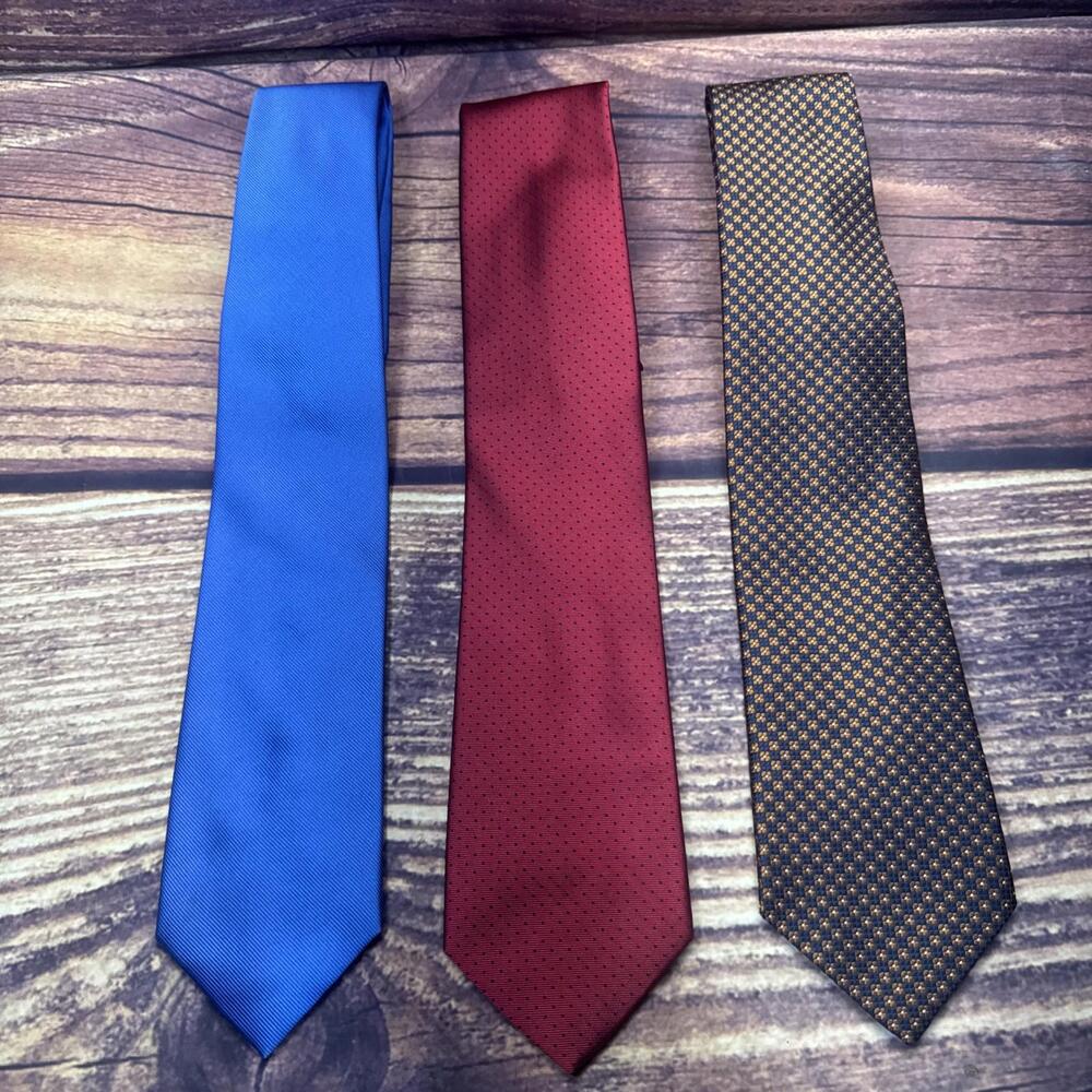 Jos. A. Bank Neck Ties Lot of 3 Executive Collection 100% Silk #1